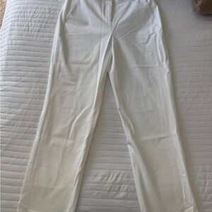 J. Crew Women's Cream Straight Leg Pants